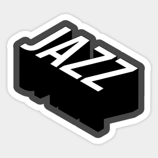 Jazz typography Sticker